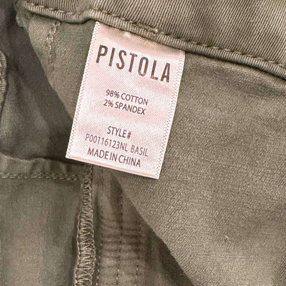 Pistola Sophia Cropped Utility Pants Basil 27 - Picture 12 of 16